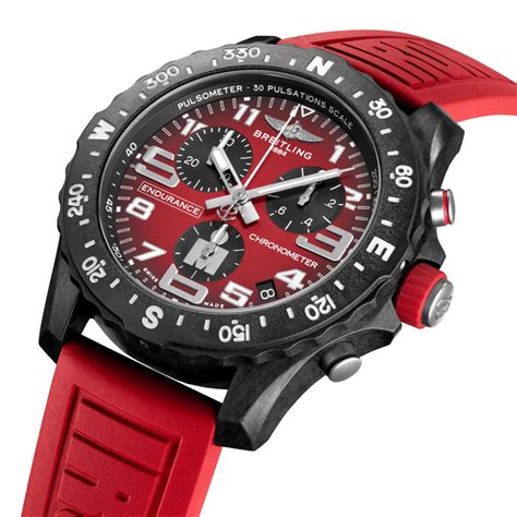 breitling red watch|breitling endurance pro red.